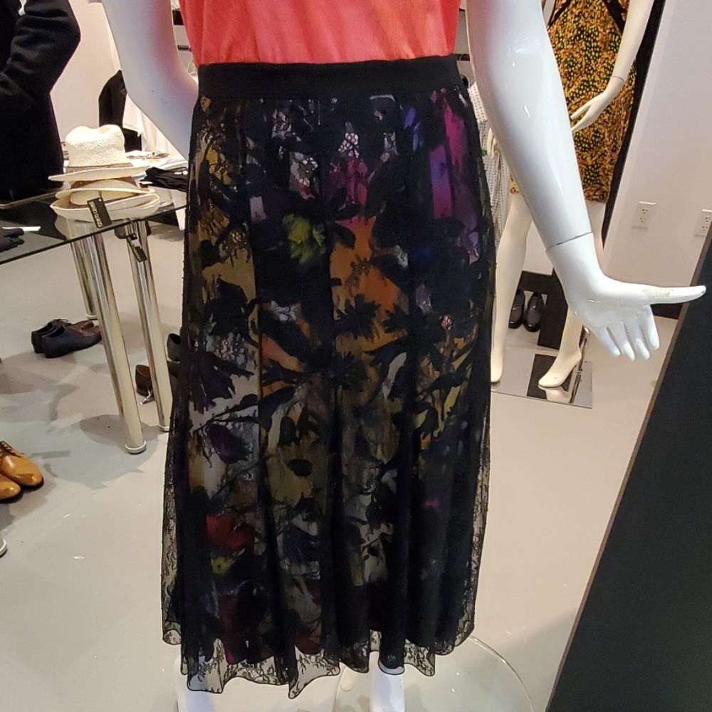 Blumarine midi skirt